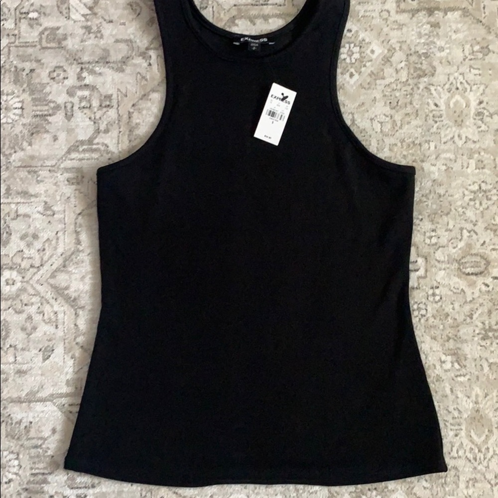Black tank top